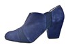 Hogere enkelpumps -donkerblauw suede foto 1