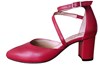 Stijlvolle pumps -rood leer