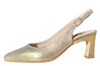 Slingback pumps met trendy hak -champagne nubuck