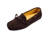 Italiaanse mocassins dames - bruin suede foto 2