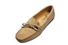 Italiaanse mocassins dames - beige suede foto 2