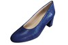 Comfortabele pumps met subtiele print -blauw suede foto 2