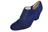 Hogere enkelpumps -donkerblauw suede foto 2