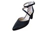 Stijlvolle pumps -zwart leer foto 2