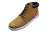 Bruine halfhoge nubuck veterboots - bruin foto 2