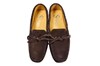 Italiaanse mocassins dames - bruin suede foto 3