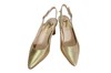 Slingback pumps met trendy hak -champagne nubuck foto 3