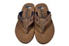 Heren teenslippers - bruin foto 3