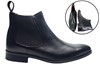 Nette Chelsea Boots Heren - zwart leer foto 6