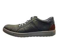 Casual sneakers -mat grijs in grote sizes