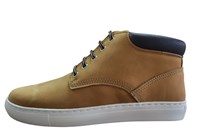 Bruine halfhoge nubuck veterboots - bruin in kleine sizes