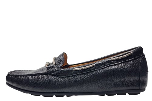 Mocassins Drivers shoes -zwart zilver