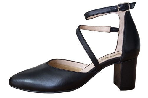 Stijlvolle pumps -zwart leer