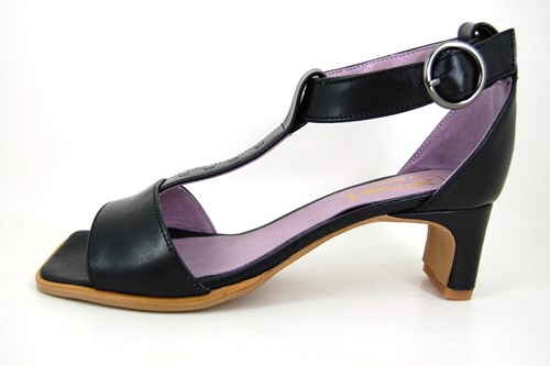 Suri neef Kennis maken Peeptoe Sandalen met Bandje en Hak - zwart | Grote Maten | Sandalen &  Slippers | Stravers Luxe Schoenen